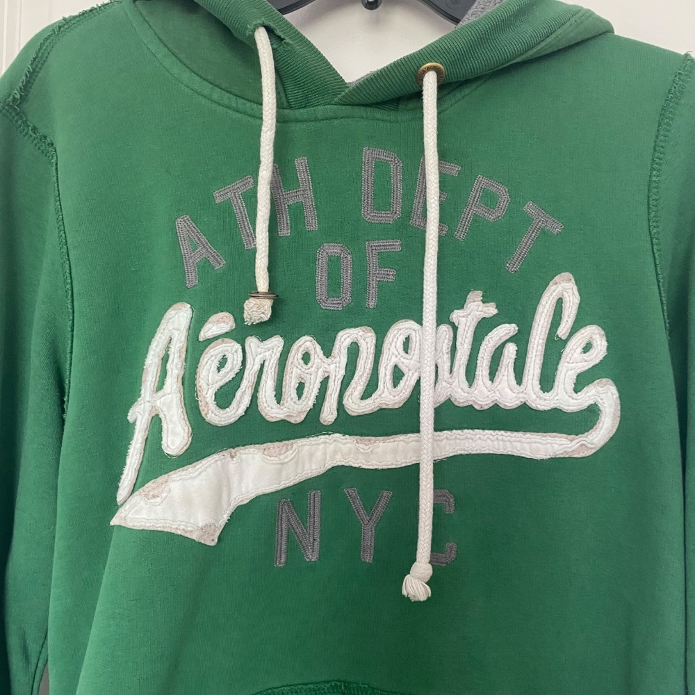 🔥Men's VTG Size M Aeropostale Green Hoodie💚